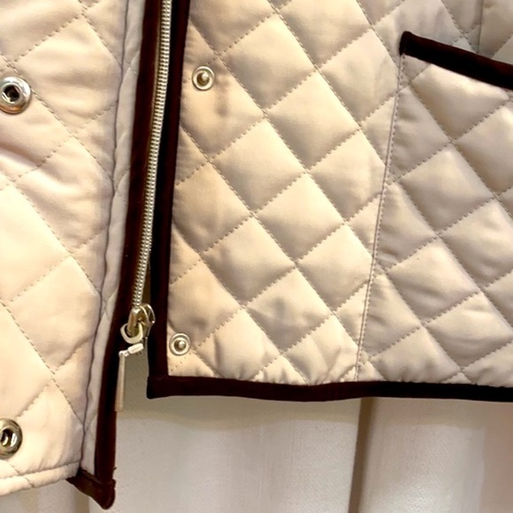 Women’s George Quilted Full Zip & Snap Polyester Jacket Size Missy 8-10 - Picture 4 of 6
